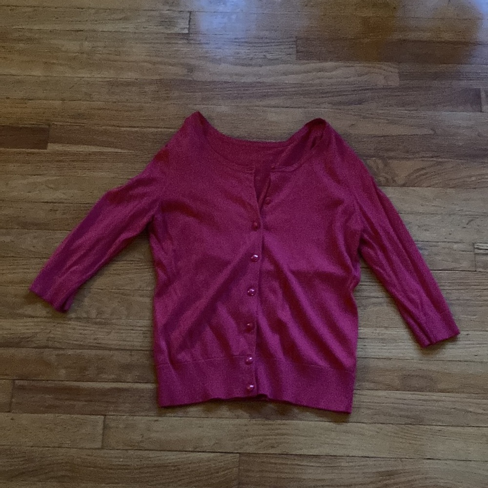 Pink Cardigan Sweater